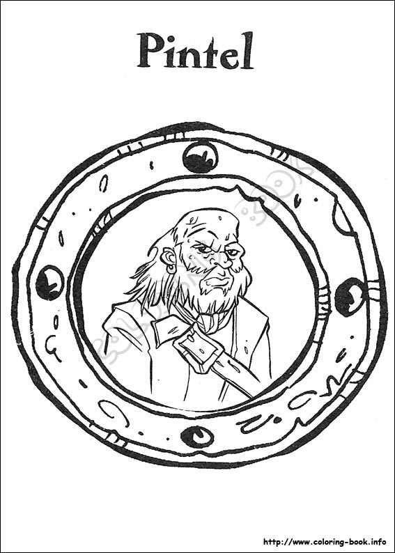 Pirates of the Caribbean coloring picture